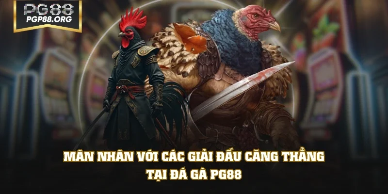 Mãn nhãn với các giải đấu căng thẳng tại đá gà PG88